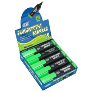 Fis Fluorescent Markers – Box Of 10 Pieces (green) – FSFL05GR