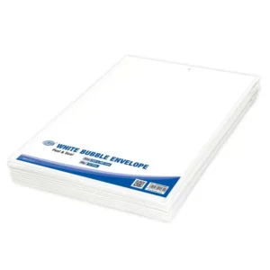 FIS White Bubble Envelopes, Peel and Seal, Pack 12 Pieces, 220X265 mm Size