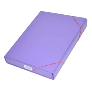 FIS PP Document Bag With Elastic Band, Violet Color, F/S (210 x 330 mm) Size – FSBD1203VIO