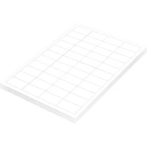 FIS Multipurpose Laser Labels, Colour White, Size 48.5X25.4mm (44 Stickers x 100 Sheet) A4 Size, E.U. Origin Material