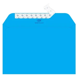 FIS Color Envelopes, Peel & Seal, Bright Blue Colors, Pack of 50 Pcs. C5 (162 x 229 mm), 80 GSM