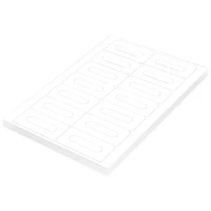 FIS Multipurpose Laser Labels, Colour White, Size 89X41mm (14 Stickers x 100 Sheet) A4 Size, E.U. Origin Material