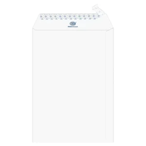 FIS Executive Laid Paper Envelopes Peel & Seal, Pack of 25 Pcs. Moon Beam White Color, C4 (324 x 229 mm) Size, 100 GSM