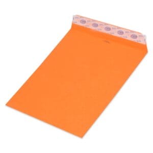 FIS Pack of 50 Neon Color Envelopes 80 GSM, Peel & Seal, Size 6 X 4 Inch, Color Orange