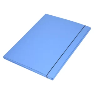 FIS Document Bags With Elastic Band & Pen Holder, Blue Color, F/S (210 x 330 mm) Size – FSBD1112BL