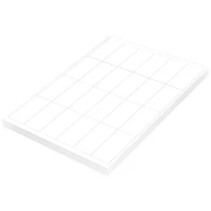 FIS Multipurpose Laser Labels, Colour White, Size 70X33.8mm (24 Stickers x 100 Sheet) A4 Size, E.U. Origin Material
