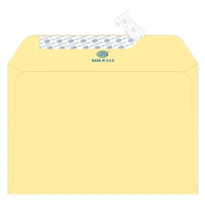 FIS Executive Envelope Peel & Seal, Pack of 50 Pcs. Cream Colors, C5 (162 x 229 mm), 100 GSM