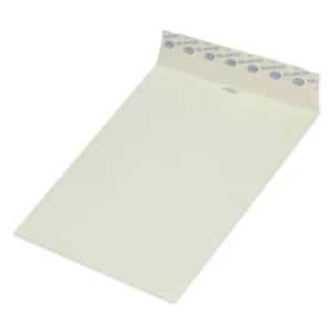 FIS Pack of 50 Executive Laid Paper Envelopes, 100 GSM,  Peel & Seal, Size 7.5 X 5 Inch, Color Green
