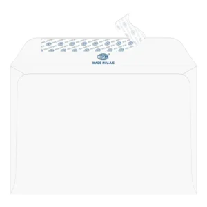 FIS Executive Laid Paper Envelopes Peel & Seal, Pack of 25 Pcs. Moon Beam White Color, C5 (162 x 229 mm) Size, 100 GSM