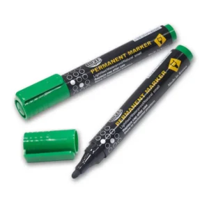 Fis Permanent Markers Fine – 12 Pieces (green) – FSMKPF04GR