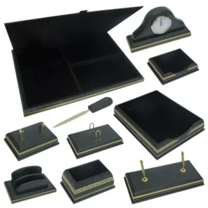 FIS PU Desk Set, Set of 10 Pieces
