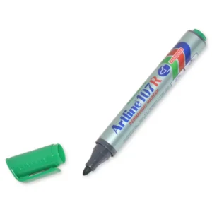 Artline Marker, Ek-107 Pack of 12, 1.5mm, Bullet, Green – ARMK107GR
