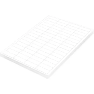 FIS Multipurpose Laser Labels, Colour White, Size 48.3X16.9mm (68 Stickers x 100 Sheet) A4 Size, E.U. Origin Material