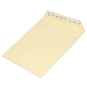 FIS Pack of 50 Pastel Color Envelopes, 80 GSM, Peel & Seal, Size C5(229 X 162mm)  Color Pastel Cream