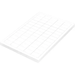 FIS Multipurpose Laser Labels, Colour White, Size 38X21.2mm (65 Stickers x 100 Sheet) A4 Size, E.U. Origin Material