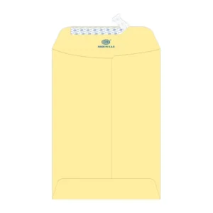 FIS Laid Paper Envelopes Peel & Seal, Pack of 25 Pcs. Cream Color, 7.5 x 5 inch Size, 100 GSM
