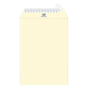 FIS Executive Laid Paper Envelopes Peel & Seal, Pack of 25 Pcs. Camelle off White Color, C4 (324 x 229 mm) Size, 100 GSM