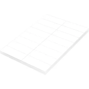 FIS Multipurpose Laser Labels, Colour White, Size 105X37mm (16 Stickers x 100 Sheet) A4 Size, E.U. Origin Material
