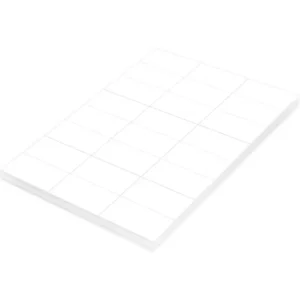 FIS Multipurpose Laser Labels, Colour White, Size 70X37mm (24 Stickers x 100 Sheet) A4 Size, E.U. Origin Material