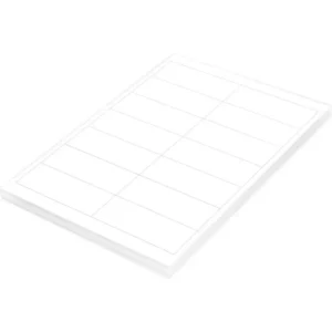 FIS Multipurpose Laser Labels, Colour White, Size 99X38.1mm (14 Stickers x 100 Sheet) A4 Size, E.U. Origin Material
