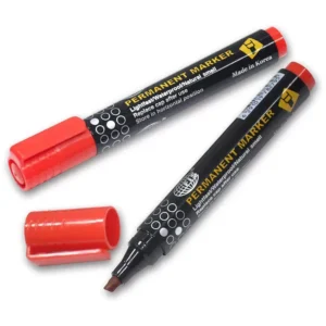Fis Permanent Markers – Broad 12 Pieces (red) – FSMKPB04RE
