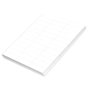 FIS Multipurpose Laser Labels, Colour White, Size 70X24.7mm (36 Stickers x 100 Sheet) A4 Size, E.U. Origin Material
