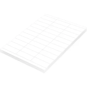 FIS Multipurpose Laser Labels, Colour White, Size 70X25mm (33 Stickers x 100 Sheet) A4 Size, E.U. Origin Material