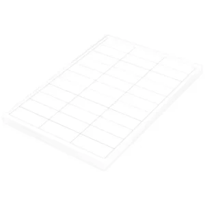 FIS Multipurpose Laser Labels, Colour White, Size 66X25.4mm (33 Stickers x 100 Sheet) A4 Size, E.U. Origin Material