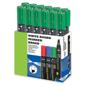 Fis White Board Markers Broad – 12 Pieces (green) – FSMKWB04GR