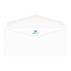 FIS Laid Paper Envelopes Glued, Pack of 25 Pcs. Moon Beam White Color, 4 x 9 inch Size, 100 GSM