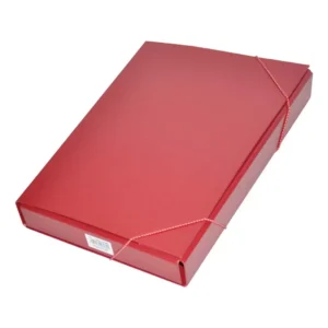 FIS PP Document Bag With Elastic Band, Maroon Color, F/S (210 x 330 mm) Size – FSBD1204MR