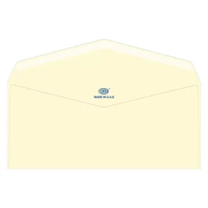 FIS Laid Paper Envelopes Glued, Pack of 25 Pcs. Camelle Off White Color, 4 x 9 inch Size, 100 GSM