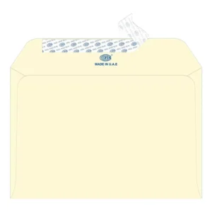 FIS Executive Laid Paper Envelopes Peel & Seal, Pack of 25 Pcs. Camelle Off White Color, C5 (162 x 229 mm) Size, 100 GSM