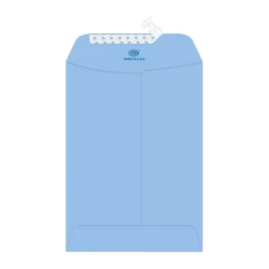 FIS Laid Paper Envelopes Peel & Seal, Pack of 25 Pcs. Blue Color, 7.5 x 5 inch Size, 100 GSM