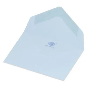 FIS Pack of 50 Execuutive  Envelopes, 100 GSM, Size 59 X 90.5mm, Glued, Color Blue