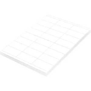 FIS Multipurpose Laser Labels, Colour White, Size 70X35mm (24 Stickers x 100 Sheet) A4 Size, E.U. Origin Material