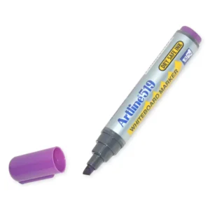 Artline White Board Marker Broad Pack of 12,  Dry Safe, Purple, 519 – ARMK519PU