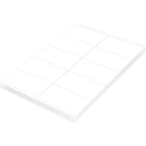 FIS Multipurpose Laser Labels, Colour White, Size 105X57mm (10 Stickers x 100 Sheet) A4 Size, E.U. Origin Material