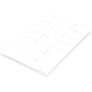 FIS Multipurpose Laser Labels, Colour White, Size 70X42.42mm (21 Stickers x 100 Sheet) A4 Size, E.U. Origin Material