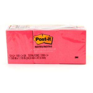 3M 653AN POST-IT NEON COLOURS 12 PADS