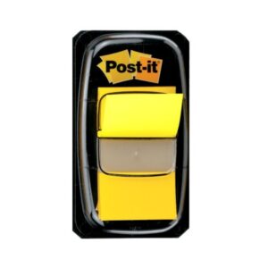 3M 680 5 POST-IT FLAGS -YELLOW 1″X1.7″, 50 SHEETS