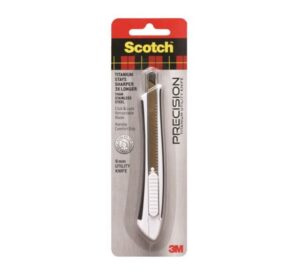SCOTCH TITANIUM UTILITY KNIFE TI-KS. PRECISION KNIFE OF 9MM BLADE, 1 KNIFE/PACK