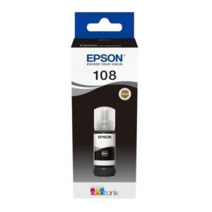 Epson Eco Tank 108 Original Ink Bottle for Epson L18050 L8050 Printers – Black