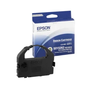 Epson LQ680 BLACK Ribbon Cartridge | for LQ-670/ 680/ 680pro/ 860/ 1060/ 25xx – S015262