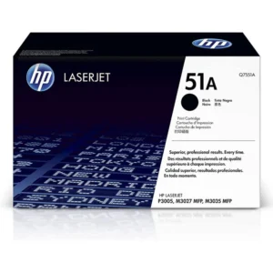 HP 51A Original Toner Cartridge for HP LaserJet P3005, MFP M3035, MFP M3027 Printer series – Black