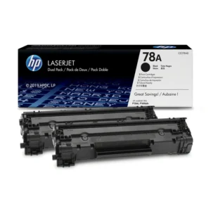 HP 78A 2-pack Original Toner Cartridges for HP LaserJet Pro M1536, M1537, M1538, M1539, P1566, P1606 Printers – Black