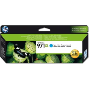 HP 971XL High Yield Original Ink Cartridge – Cyan