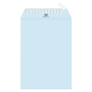 FIS Color Envelopes, Peel & Seal, Pastel Blue Colors, Pack of 50 Pcs. 9 x 6 inch, 80 GSM – FSEC8032PB50