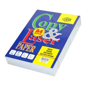 FIS Copy & Laser Photocopy Paper, 500 Sheets, White, 80 gsm, A4 (210 x 297 mm) Size – FSPWA4JFNE