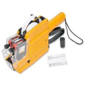 FIS Price/Date Label Machine 2-Line Printing, Yellow – FSPX05YL
